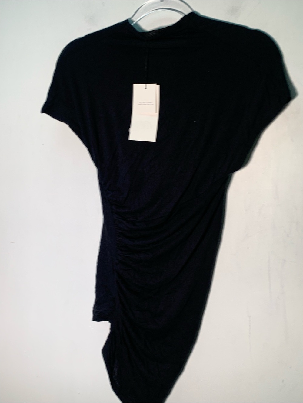 ZARA NWT WOOL Blend Soft modal top 
DARK ANTHRACITE 5584/803 size M off shoulder - Picture 10 of 11
